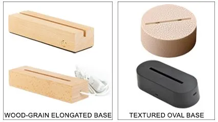 LED 3D night lights Base